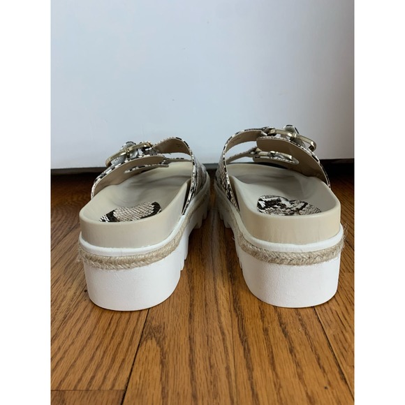 Shu Shop Snakeskin Platform Sandals Size 6 - Picture 5 of 6